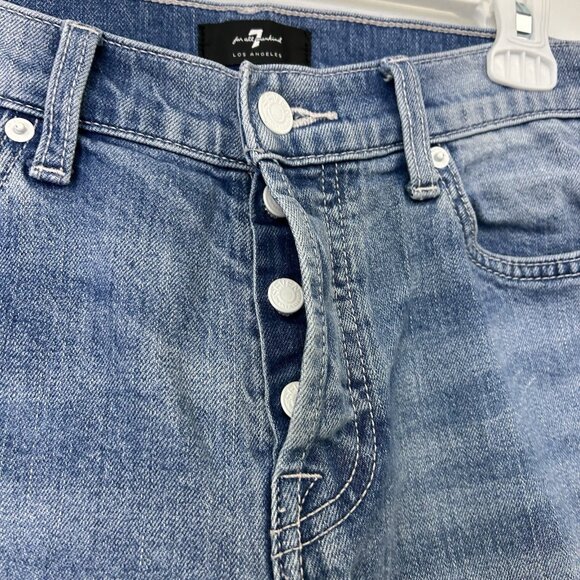 7FAM Josefina Boyfriend Jeans Women’s Size 27 Mid Rise 7 For All Mankind - Picture 6 of 10